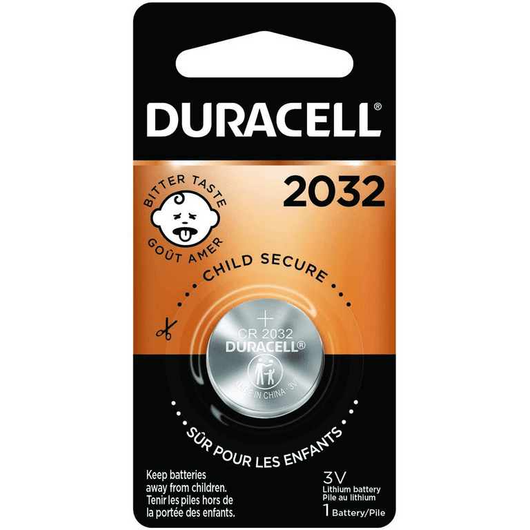 Duracell - 2032 3V Lithium Coin Battery - with Bitter Coating - 1