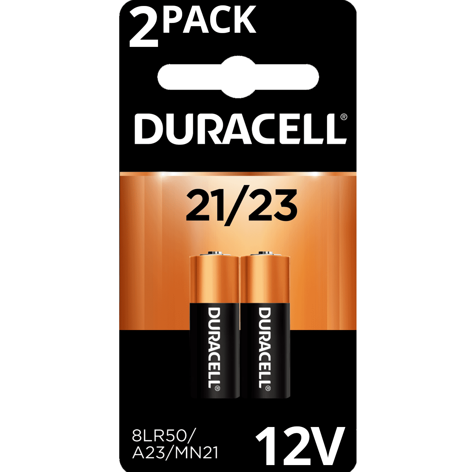 Duracell Batteries, Alkaline, 21/23, 12V, 2 Pack - 2 batteries