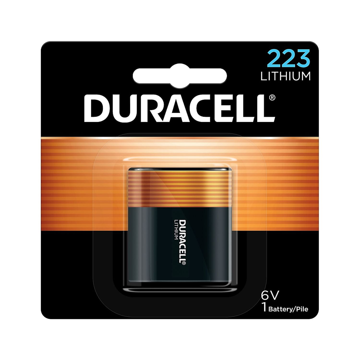 Duracell 223 6V Lithium Battery 1/Pack DL223ABU