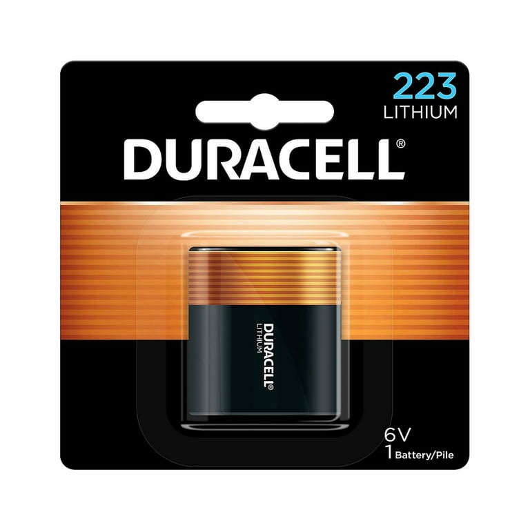 Duracell 223 6V Lithium Battery 1/Pack DL223ABU 