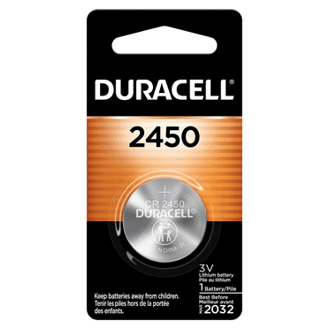 Duracell 2450 3V Lithium Battery for Home Devices, Equivalent to DL2450 and CR2450