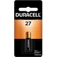 thumbnail image 1 of Duracell 27 12V Alkaline Battery – 1-Pack | Reliable 12 Volt Power for Key Fobs, Car Alarms, GPS Trackers, and More | Long-Lasting Performance, 1 of 4