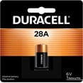 thumbnail image 1 of Duracell 28A 6 Volt High Power Lithium Battery - Long-Lasting Power & Corrosion Protection- For Cameras, Flashes, Laser Pointers, Insulin Pump, Heart Rate Monitors, Toys, Watches & Camera - Pack of 6, 1 of 7