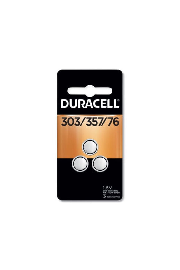 Button Cell Battery 303/357, 1.5 V, 3/Pack