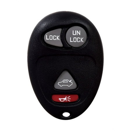 DURAKEY - Replacement Case for Select Buick, Chevrolet, Oldsmobile, and Pontiac Remotes - Black