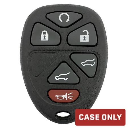 DURAKEY - Replacement Case for Select Cadillac, Chevrolet, and GMC Remotes - Black