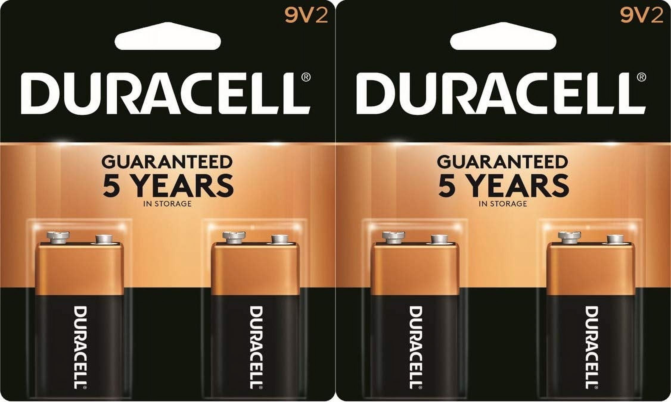 Duracell 9V Alkaline Batteries 4 Pack