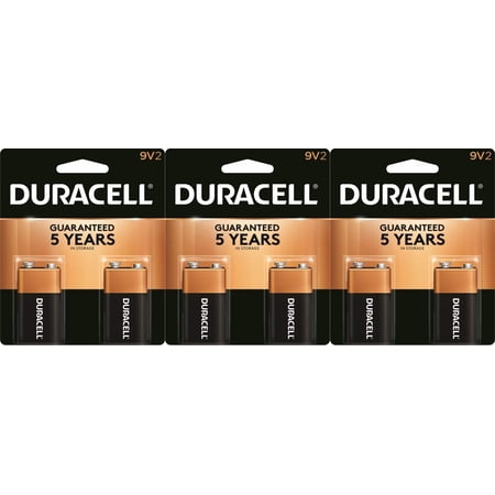 Duracell 9V Alkaline Batteries Exp. 2022 6 Pack
