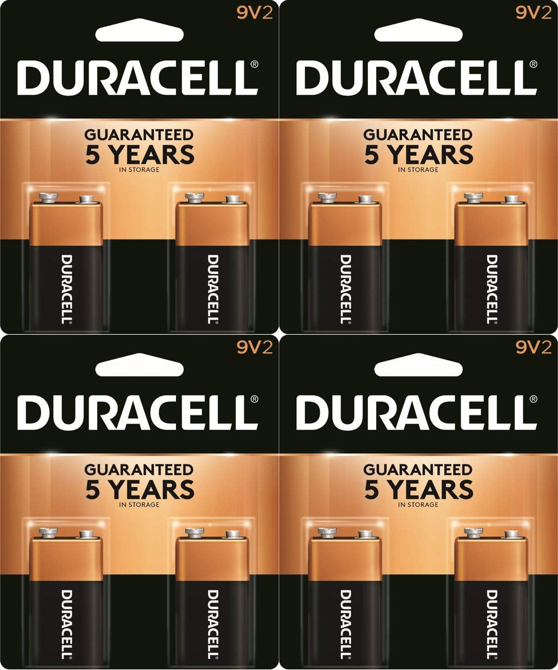 10 piles alcalines Duracell 9V Duracell - Articles retires
