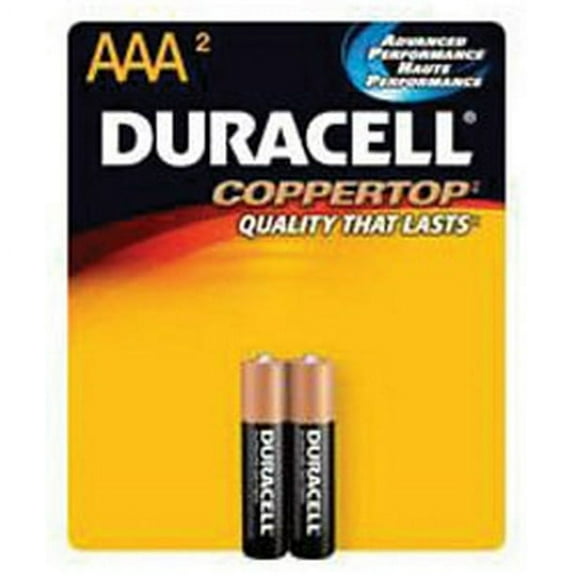 Duracell AAA Cell Alkaline Batteries - 2-Pack Alkaline Batteries