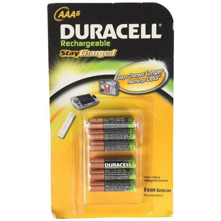 Duracell AAA Rechargeable Batteries (Pack of 6) 