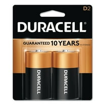 Duracell Coppertop D Alkaline Batteries, 2 ct