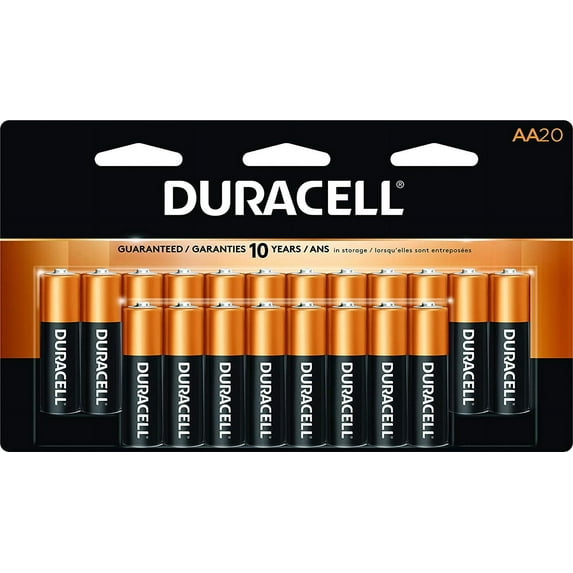 Duracell Battery Alkaline Size AA Doublewide (4 Sets of 20)
