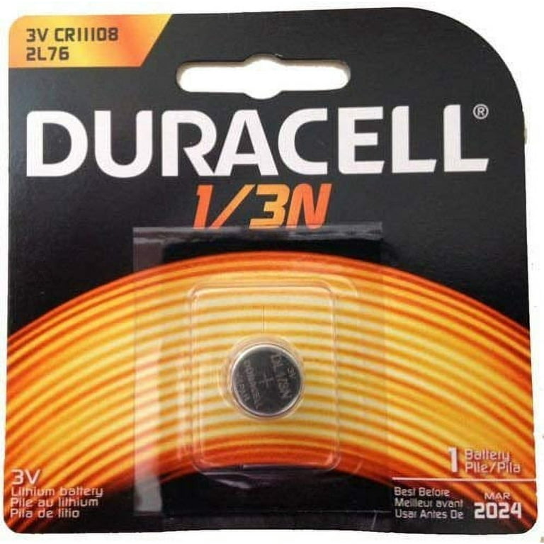 Duracell DL 1/3N 3V Lithium Battery, High Energy, For