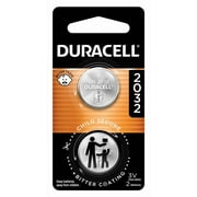 Duracell CR2032 3V Lithium Coin Battery with Child Safety Features, Compatible with Apple AirTag, Key Fob, Car Remote, Glucose Monitor, and other Devices, CR Lithium 3 Volt Cell (2 Count Pack)