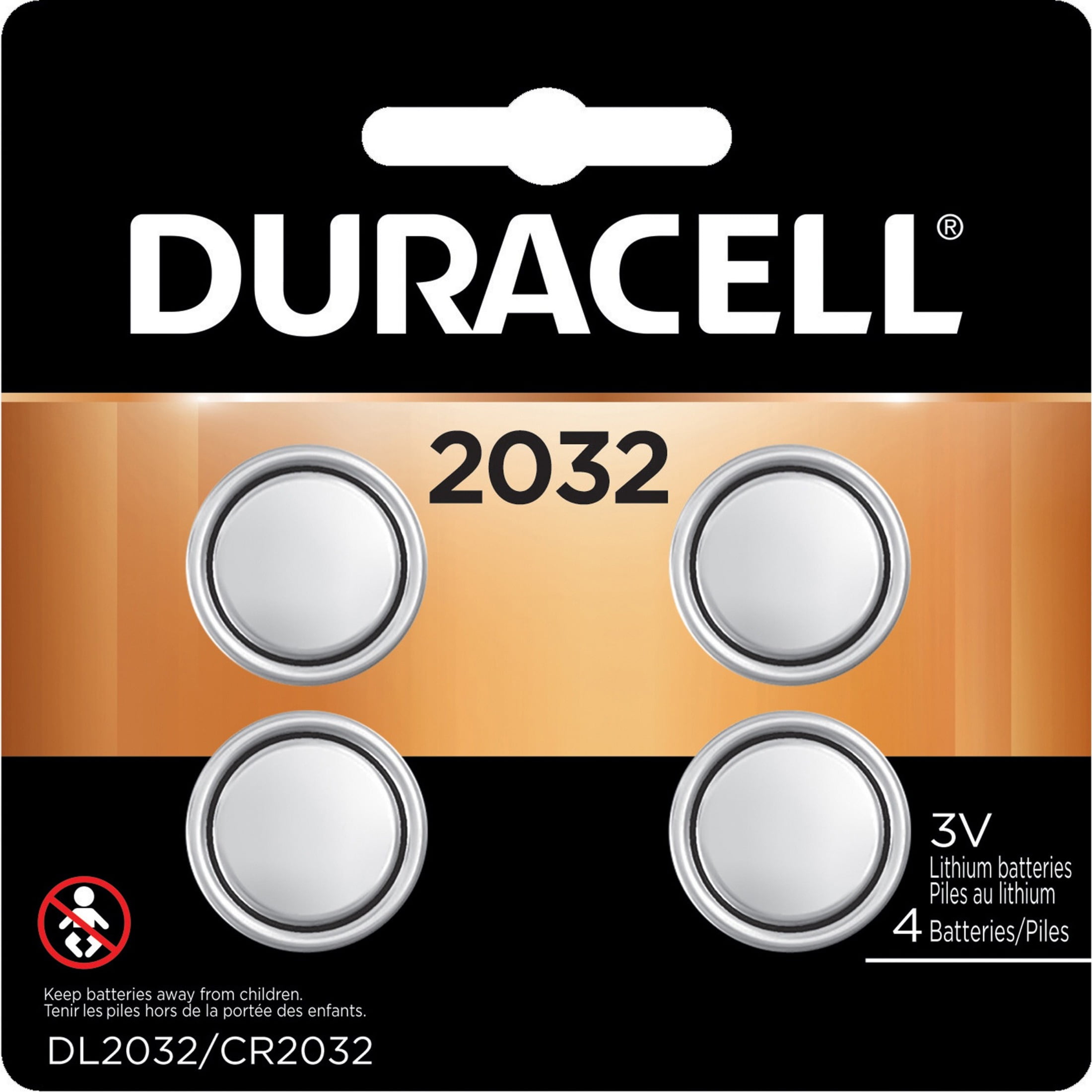 Duracell® DL2032BPK - CR2032 3 V Lithium Coin Cell Batteries (6 Pieces)
