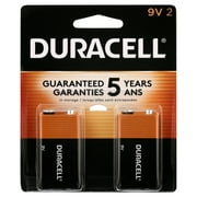 Duracell Coppertop 9V Alkaline Batteries 2/PK