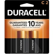 Duracell Copper Top C Alkaline Batteries 1.5V - Triple Corrosion Protection & Long-lasting Power - For Torch, Clocks, Radios, Remote, Calculator, Toys, Games, Keyboard - 2 Batteries/pack - Pack of 1