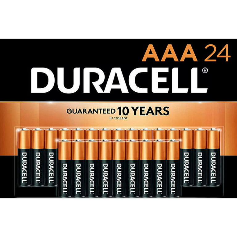 Duracell Coppertop AAA Batteries, 28 Count Pack Triple A Battery with  Long-Lasting Power for Household and Office Devices (Ecommerce Packaging)