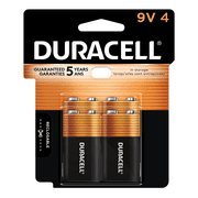 Duracell CopperTop Alkaline, 9V Batteries, 8 Count (2 X 4 Packs)
