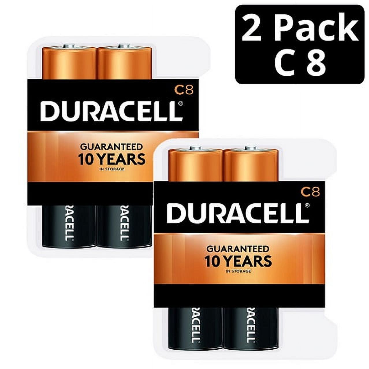 Duracell CopperTop Alkaline, C Batteries, 16 Count (2 X 8 Packs