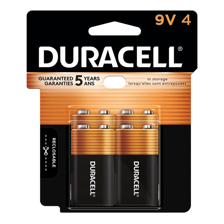 CopperTop Alkaline 9V Batteries, 4/Pack CopperTop Alkaline 9V Batteries, 4/Pack