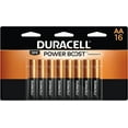 thumbnail image 1 of Duracell Coppertop AA Batteries with Power Boost Ingredients, 16 Count Pack Double A Battery with Long-lasting Power, Alkaline AA Battery for Household and Office Devices, 1 of 8