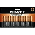 thumbnail image 1 of Duracell Coppertop AA Batteries with Power Boost Ingredients & Long-lasting Power - For Toys, Remote Controls, Torch, Calculator, Clocks, Radios, Wireless & Keyboards - 24 Batteries/pack - Pack of 4, 1 of 7