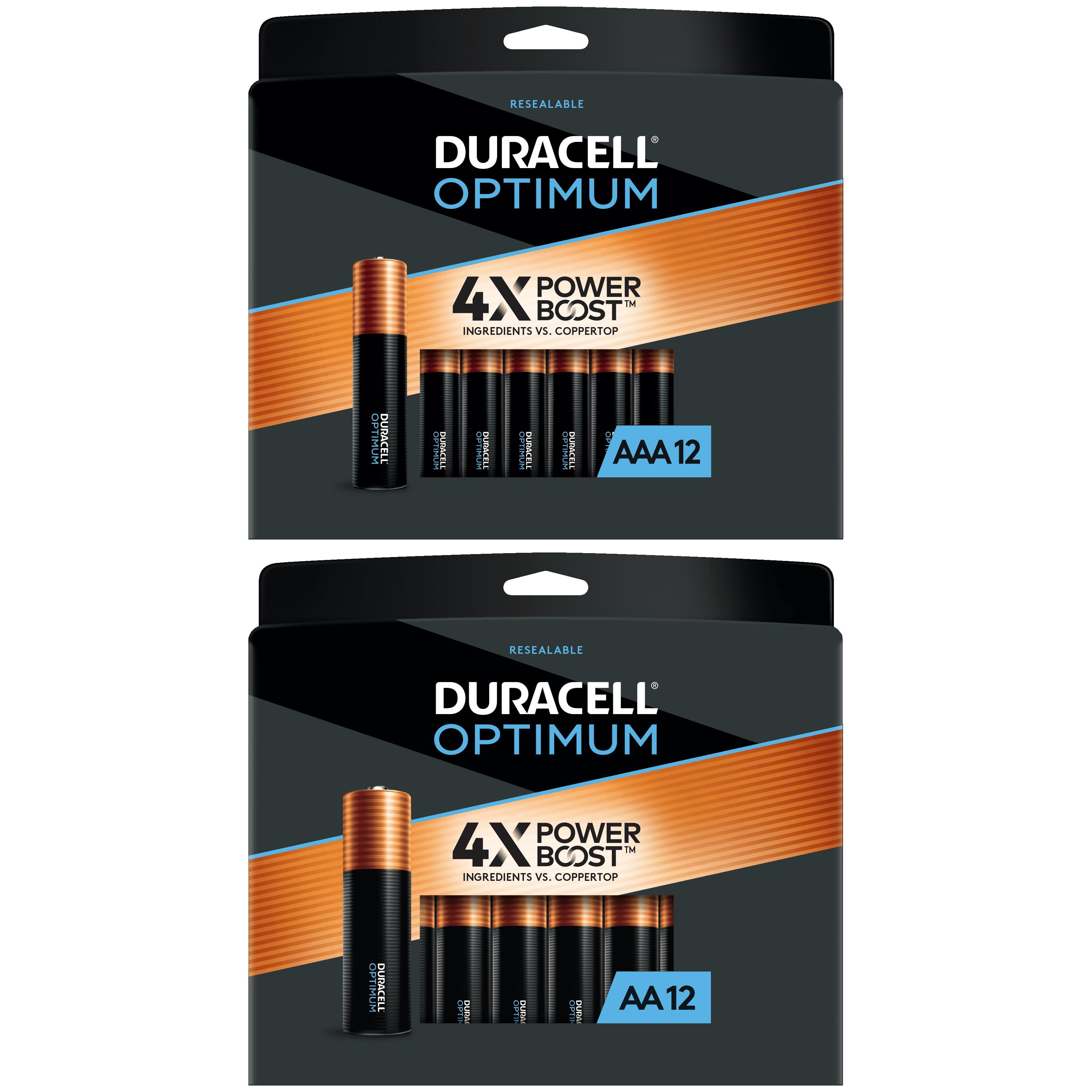 Duracell Coppertop AA Batteries and AAA Batteries with POWER BOOST (24 Pack Total)