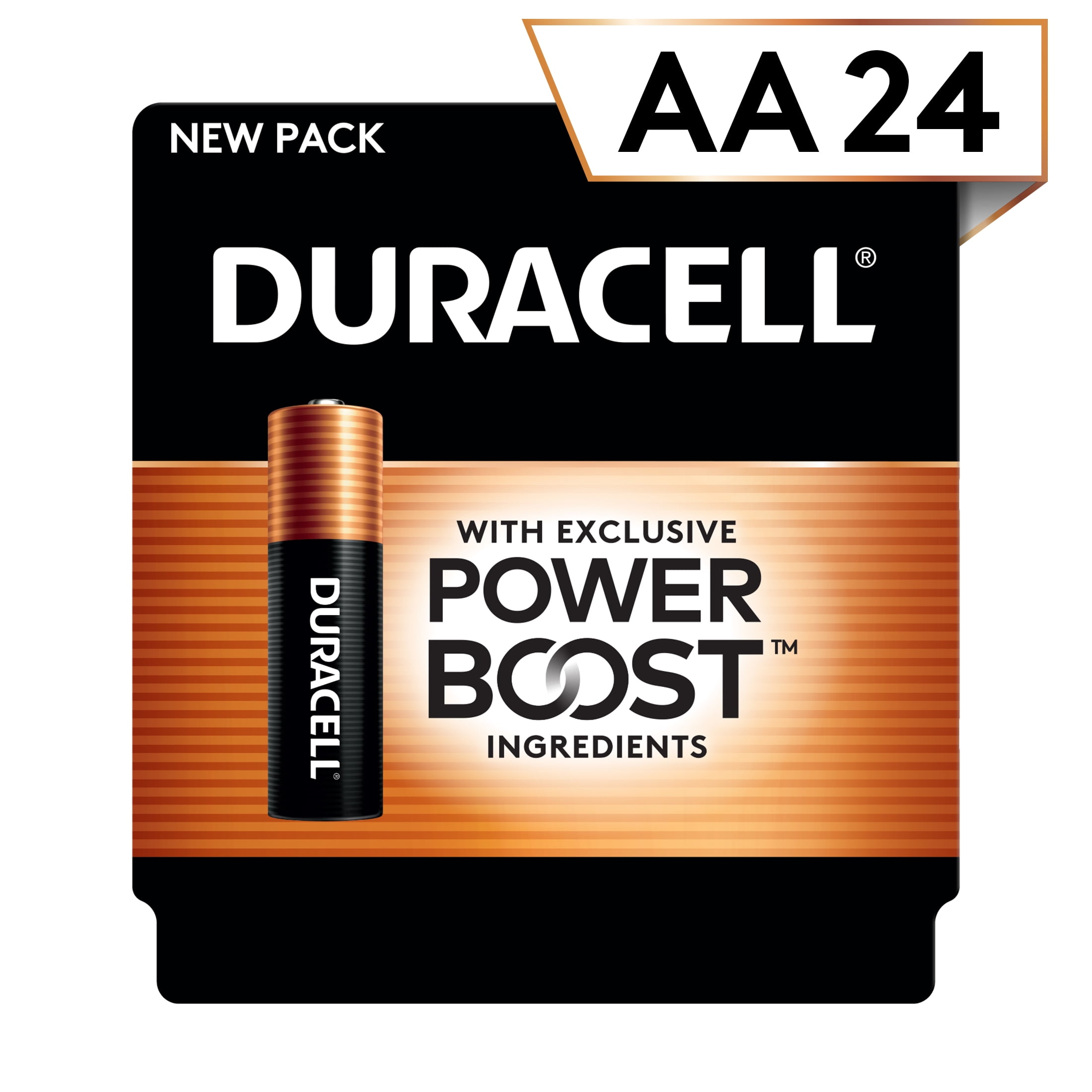 Duracell Coppertop AA Alkaline Batteries 24/PK
