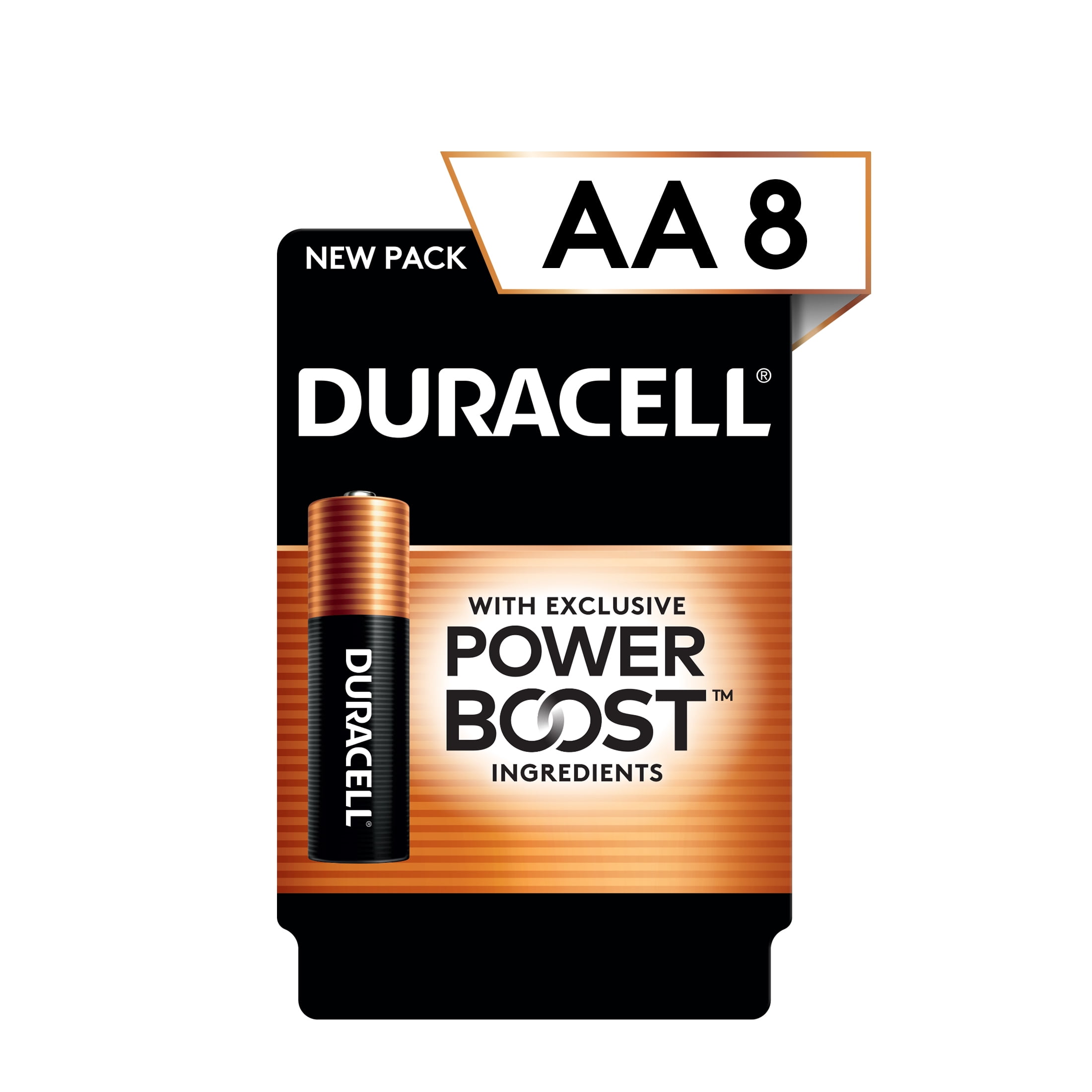 Duracell Coppertop AA Alkaline Batteries 8/PK