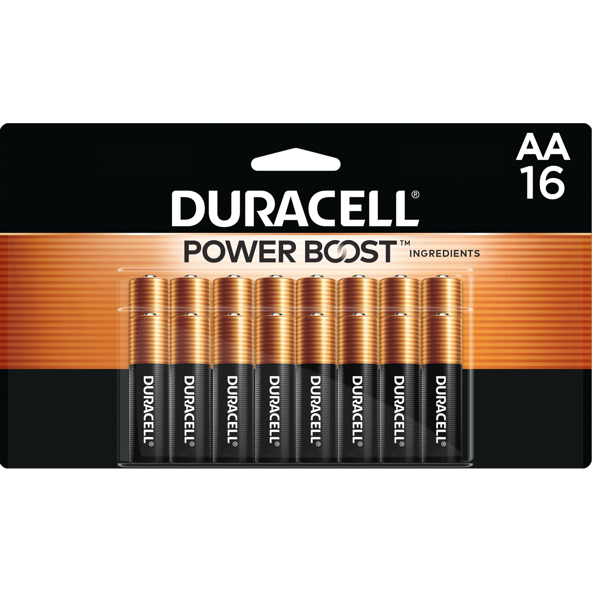 Duracell Coppertop AA Battery, Long Lasting Double A Batteries, 16 Pack - image 1 of 9