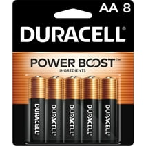 Duracell Coppertop AA Battery with POWER BOOST™, 8 Pack Long-Lasting Batteries