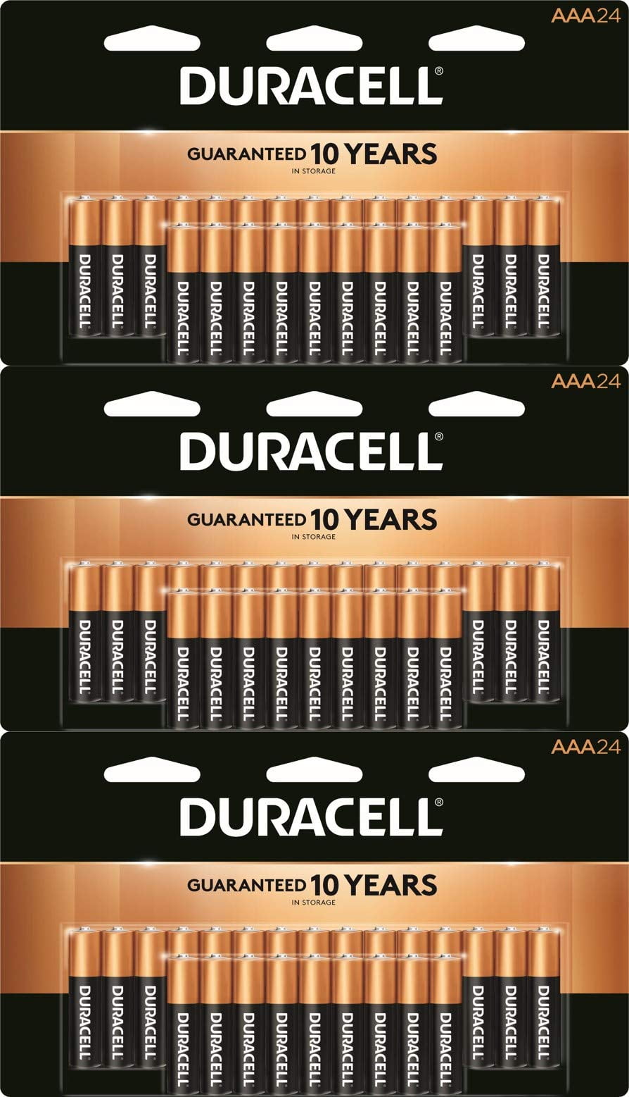 Duracell Coppertop AAA Alkaline 1.5V Batteries Exp. 2028, 72 Pack