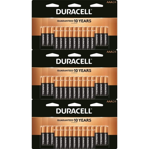 Duracell Coppertop AAA Alkaline 1.5V Batteries Exp. 2028, 72 Pack