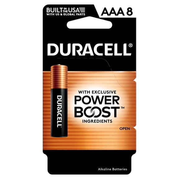 Duracell Coppertop AAA Alkaline Batteries 08/PK