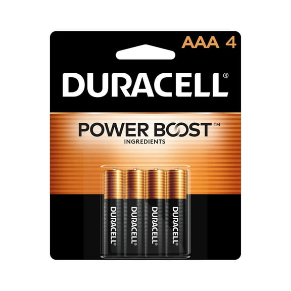 Duracell Coppertop AAA Alkaline Batteries, 4-Count