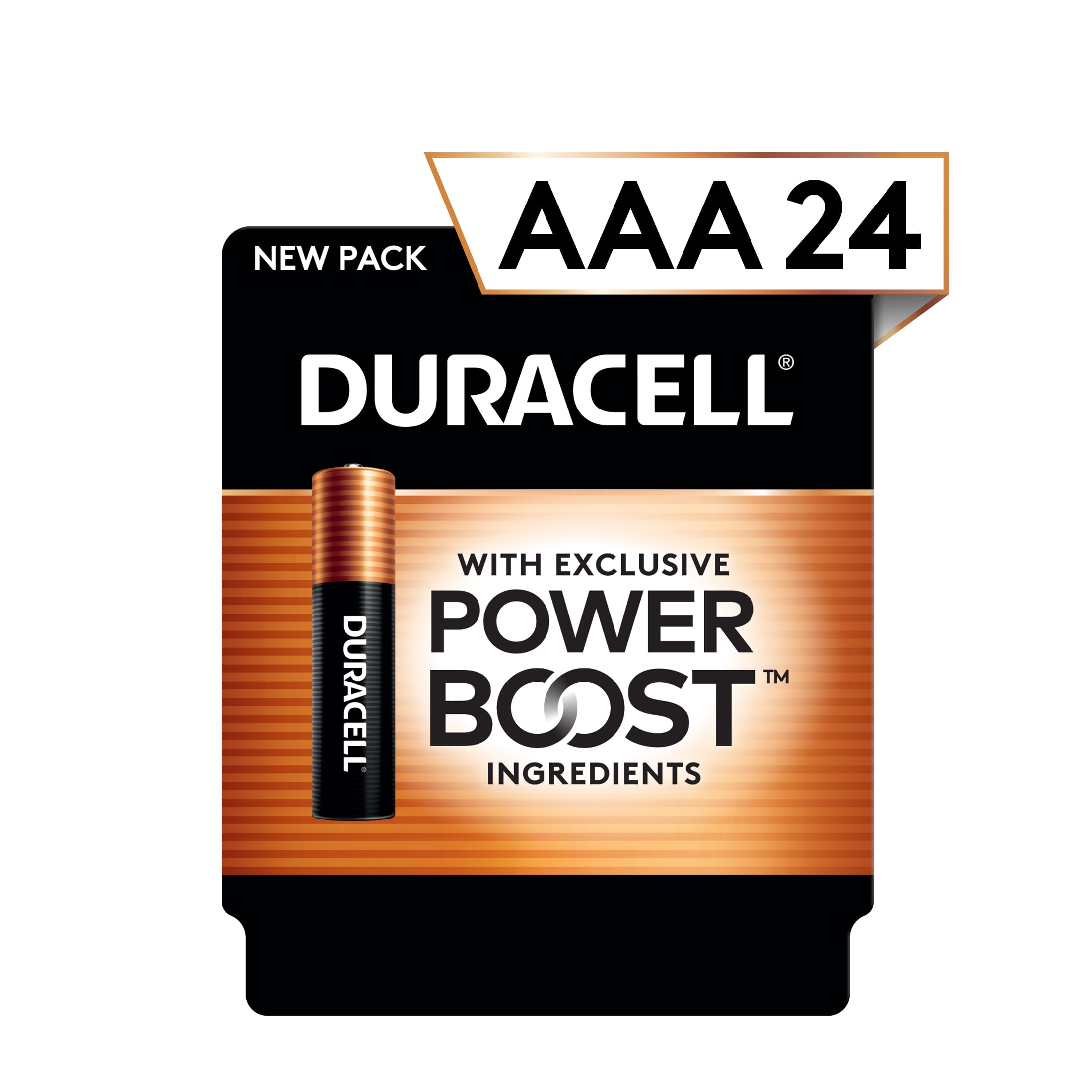 Duracell PowerBoost AAA Batteries, 24 Pack