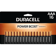 Duracell Coppertop AAA Battery with POWER BOOST™, 16 Pack Long-Lasting Batteries