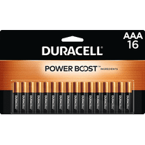 Duracell Coppertop AAA Battery with POWER BOOST™, 16 Pack Long-Lasting Batteries