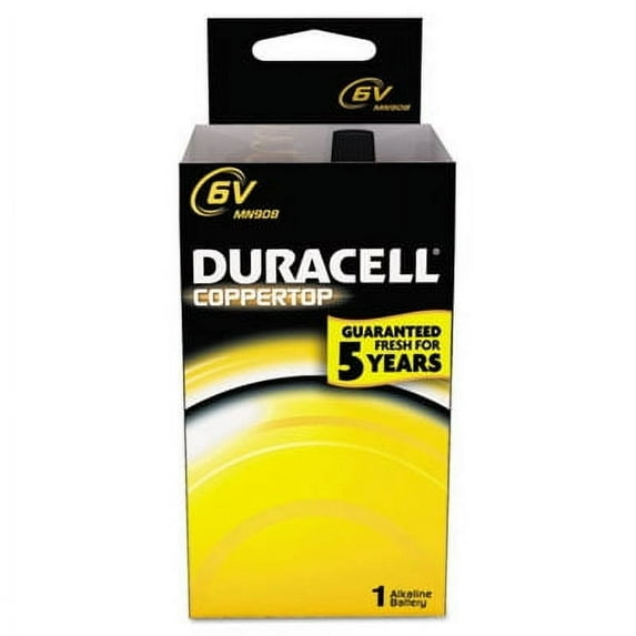 Duracell Coppertop Alkaline 6V Lantern Battery