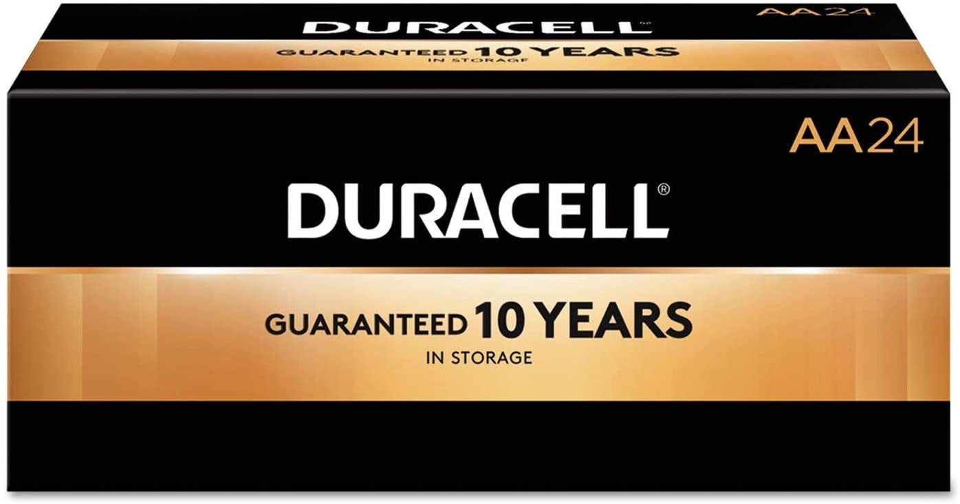 Duracell, DURMN1500B4ZCT, Coppertop Alkaline Battery, 1.5v, Aa, 4/Pk 