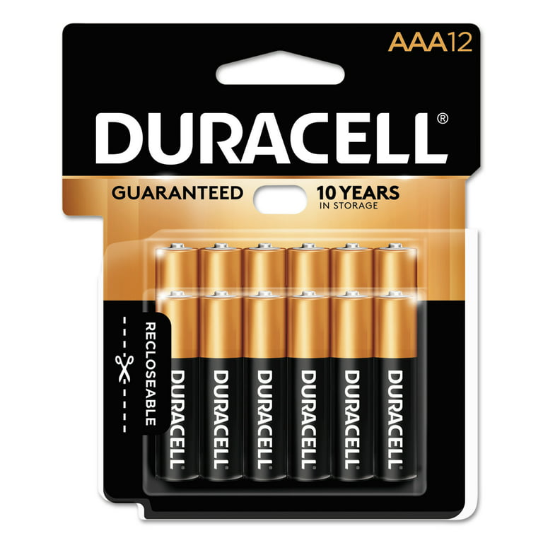 køkken strukturelt Højde Duracell Coppertop Alkaline AAA Batteries, 12 Count - Walmart.com