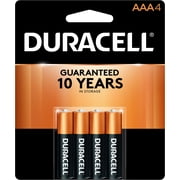 Duracell Coppertop Alkaline AAA Batteries 4 Pack