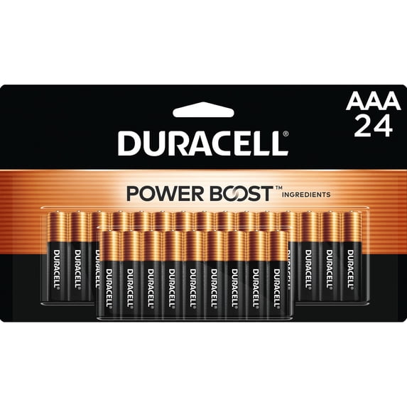 Duracell Coppertop Alkaline, AAA Batteries, 48 Count (2 X 24 Packs)