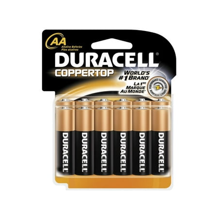 Duracell Coppertop Alkaline Batteries, AA
