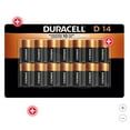 thumbnail image 1 of Duracell D Alkaline Batteries, 14-count, 1 of 3