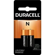 Duracell Coppertop Alkaline Medical Battery, N, 1.5V, 2 Pack