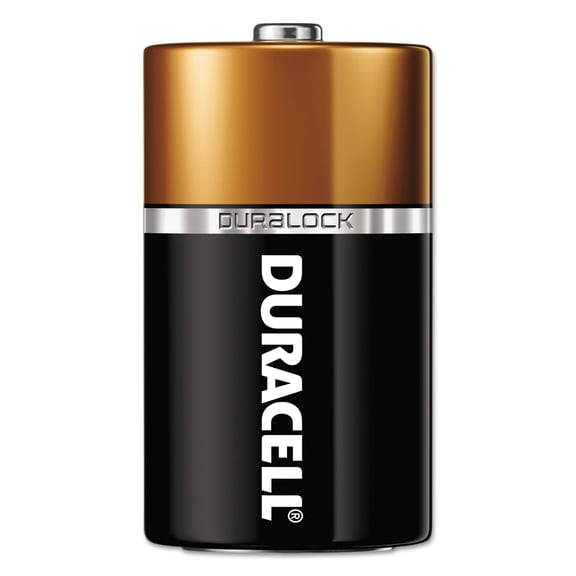 Duracell, DUR01301, Coppertop Alkaline D Battery - MN1300, 12 / Box, Black