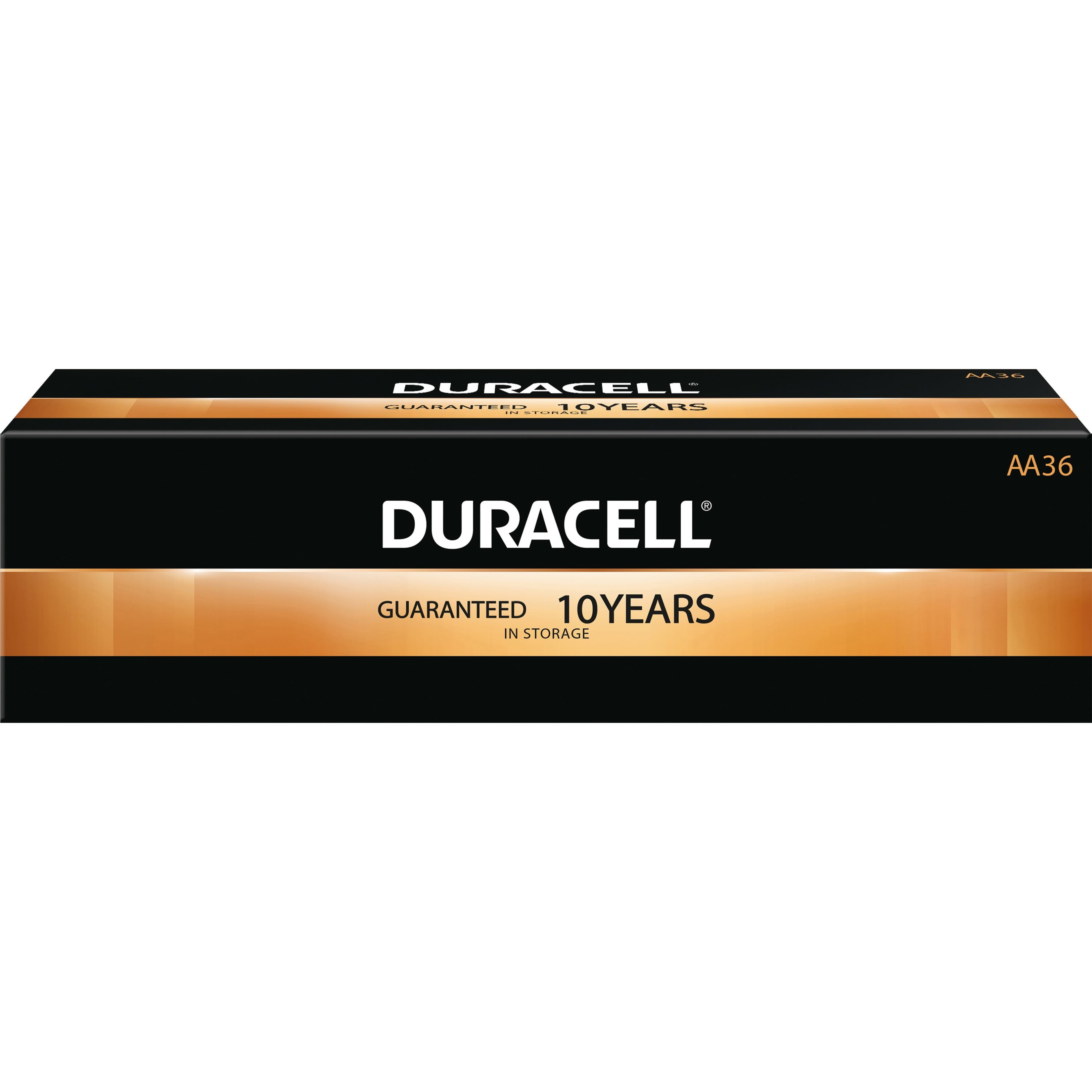 Duracell, DURAACTBULK36, Coppertop Alkaline AA Batteries, 36 / Pack